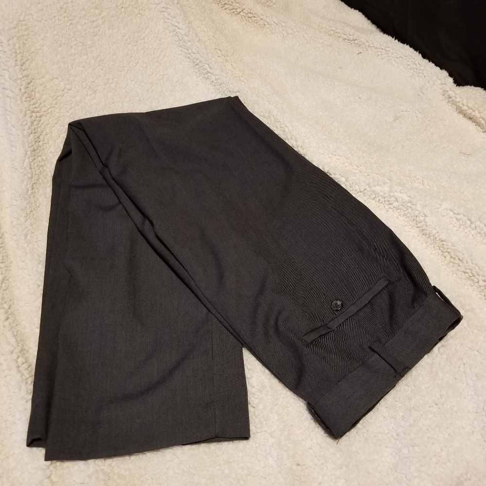 Charcoal slacks mens size 34x34